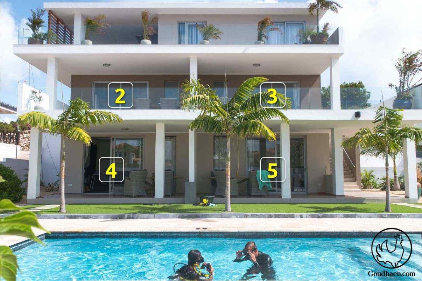 Goudhaen Luxury Private Apartments Jan Thiel Beach Luaran gambar